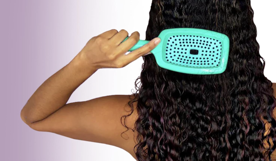 tangle teezer with handle, best brush for curly hair